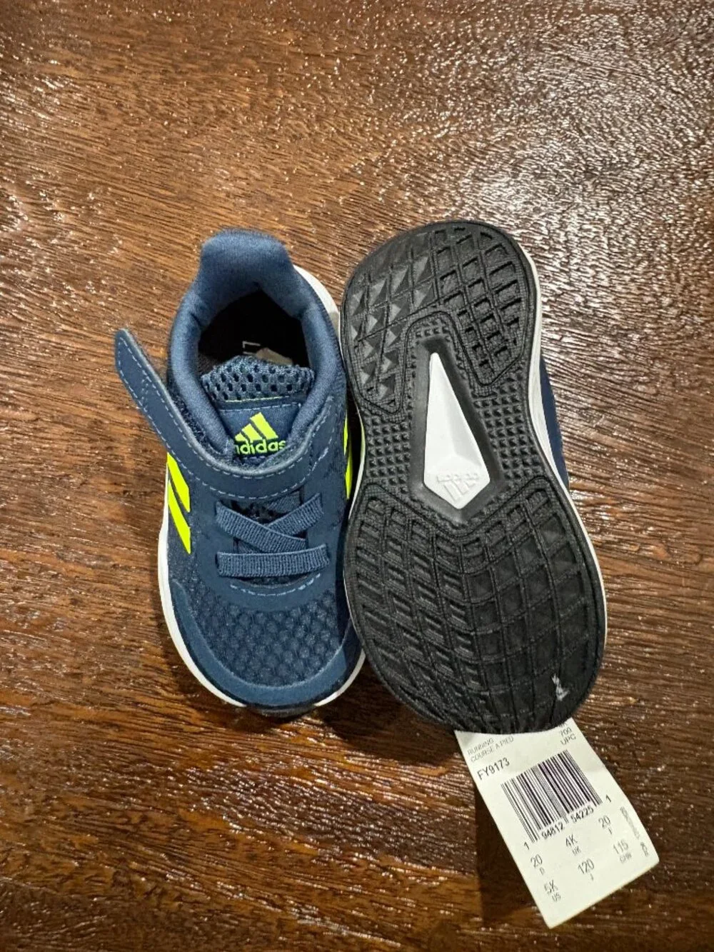 Baby Adidas 5K US Navy lightmotion Duramo SL walker shoes NWT NEW